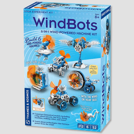 Windbots: 6-in-1 Wind Powered Machine Kit