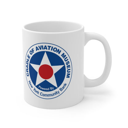 Ceramic Mug 11oz Cradle of Aviation Museum Logo Merch