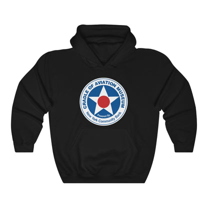 Unisex Heavy Blend™ Hooded Sweatshirt - Cradle of Aviation Museum Logo Merch