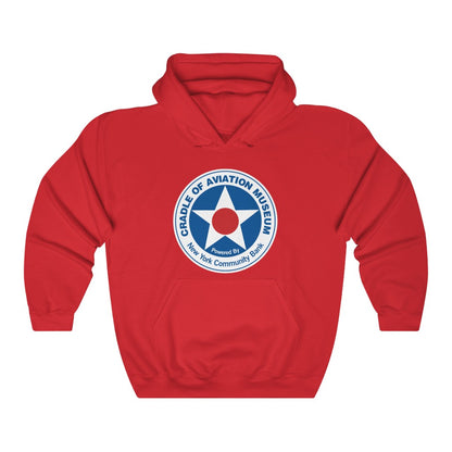 Unisex Heavy Blend™ Hooded Sweatshirt - Cradle of Aviation Museum Logo Merch