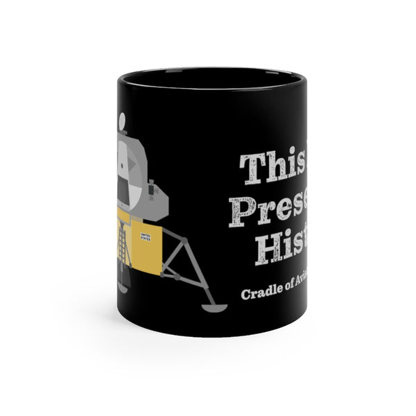 This Mug Preserves History - Apollo Lunar Module Black 11oz Mug