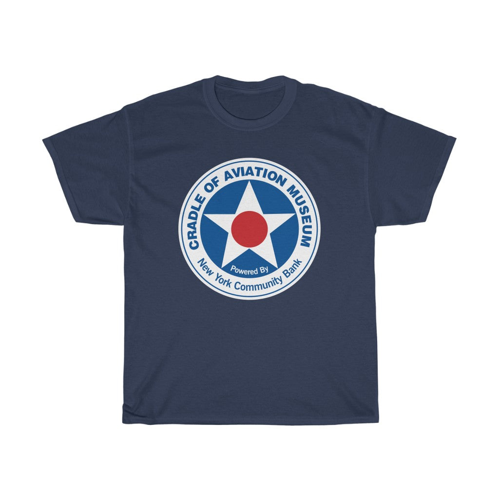 Unisex Heavy Cotton Tee - Cradle of Aviation Museum Logo Merch