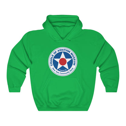 Unisex Heavy Blend™ Hooded Sweatshirt - Cradle of Aviation Museum Logo Merch