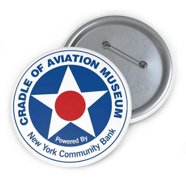 Pin-back Buttons - Cradle of Aviation Museum Logo Merch