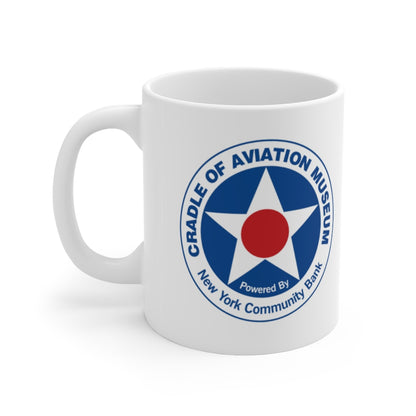 Ceramic Mug 11oz Cradle of Aviation Museum Logo Merch