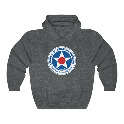 Unisex Heavy Blend™ Hooded Sweatshirt - Cradle of Aviation Museum Logo Merch