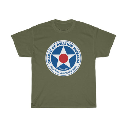 Unisex Heavy Cotton Tee - Cradle of Aviation Museum Logo Merch