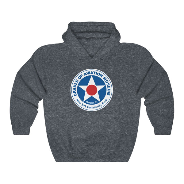Unisex Heavy Blend™ Hooded Sweatshirt - Cradle of Aviation Museum Logo Merch