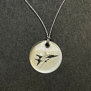 F-14 Tomcat Sterling Photo Necklace