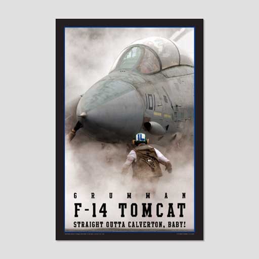 F-14 Straight Out of Calverton, Baby! Poster