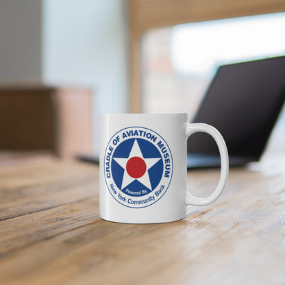 Ceramic Mug 11oz Cradle of Aviation Museum Logo Merch