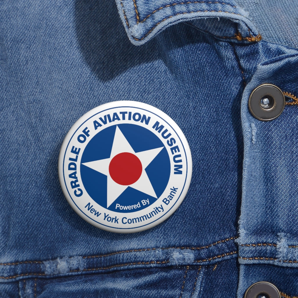 Pin-back Buttons - Cradle of Aviation Museum Logo Merch