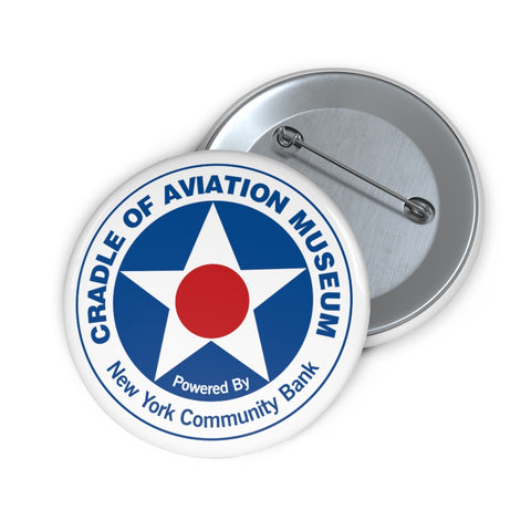 Pin-back Buttons - Cradle of Aviation Museum Logo Merch