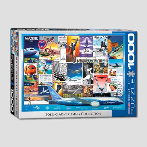 Boeing Advertising Collection 1000 Piece Puzzle