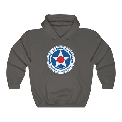 Unisex Heavy Blend™ Hooded Sweatshirt - Cradle of Aviation Museum Logo Merch