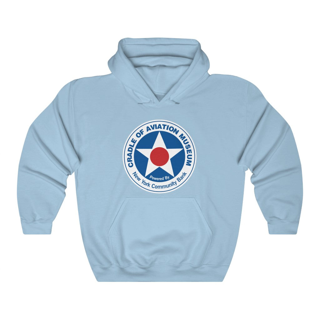 Unisex Heavy Blend™ Hooded Sweatshirt - Cradle of Aviation Museum Logo Merch