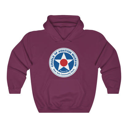 Unisex Heavy Blend™ Hooded Sweatshirt - Cradle of Aviation Museum Logo Merch