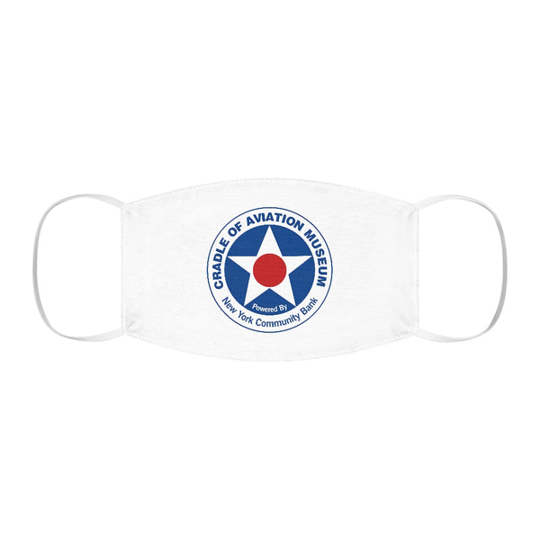 Snug-Fit Polyester Face Mask - Cradle of Aviation Museum Logo Merch