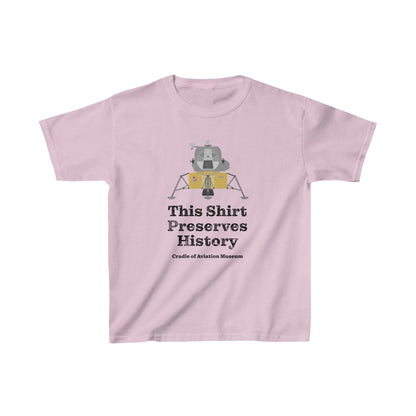 This Shirt Preserves History - Apollo Lunar Module Kids Heavy Cotton™ Tee