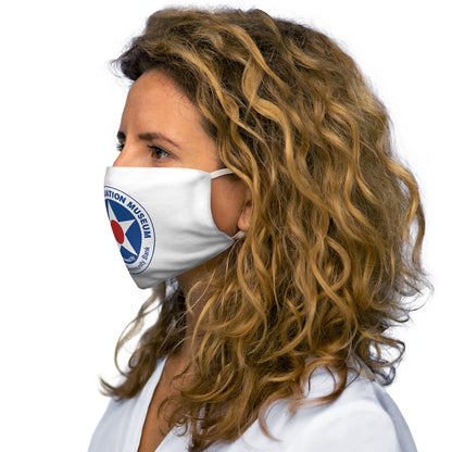 Snug-Fit Polyester Face Mask - Cradle of Aviation Museum Logo Merch