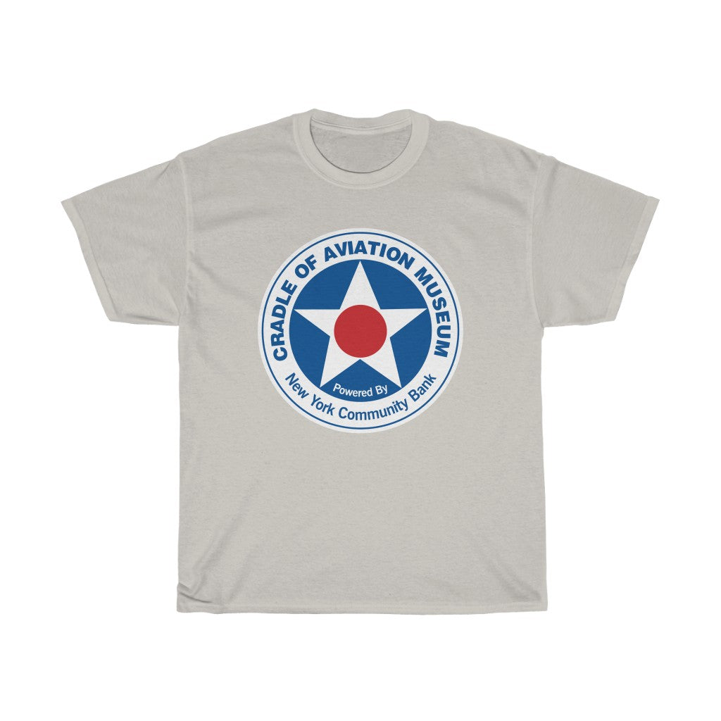 Unisex Heavy Cotton Tee - Cradle of Aviation Museum Logo Merch