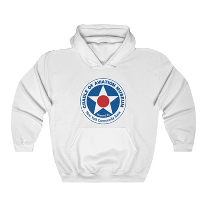 Unisex Heavy Blend™ Hooded Sweatshirt - Cradle of Aviation Museum Logo Merch