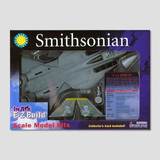 Smithsonian InAir E-Z Build F-14 Tomcat Jolly Roger 1:72 Scale Model Kit
