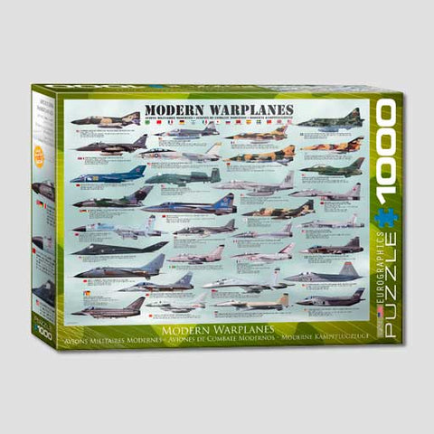 Modern Warplanes 1000 Piece Puzzle