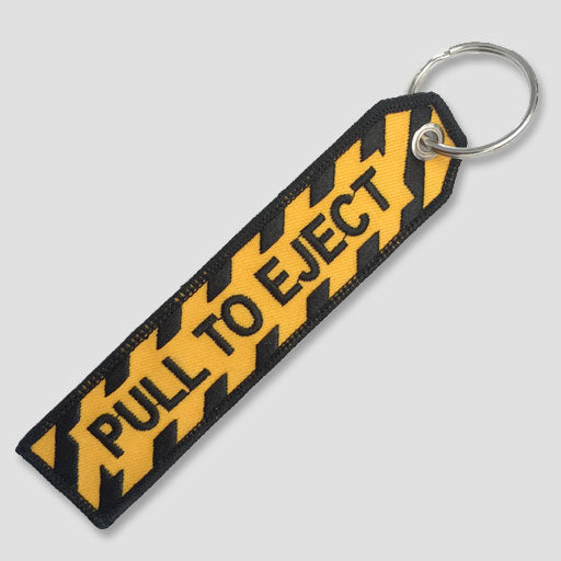 Pull to Eject Key Chain