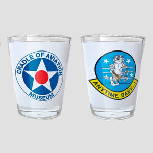 Frosted Anytime Baby Shot Glass with Cradle Logo
